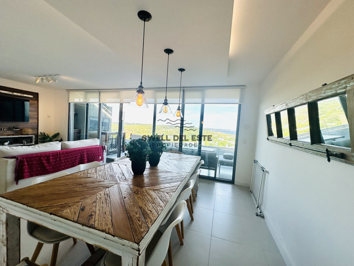 Apartamento ID.100 - Venta de Apartamento de 2 Dormitorios y Parrillero en la Loma de la Ballena en exclusivo complejo