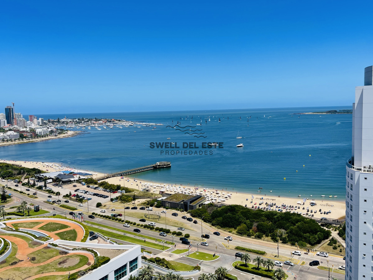 Apartamento ID.153 - Excelente Apartamento de 2 Dormitorios con Vista al Mar, Playa Mansa