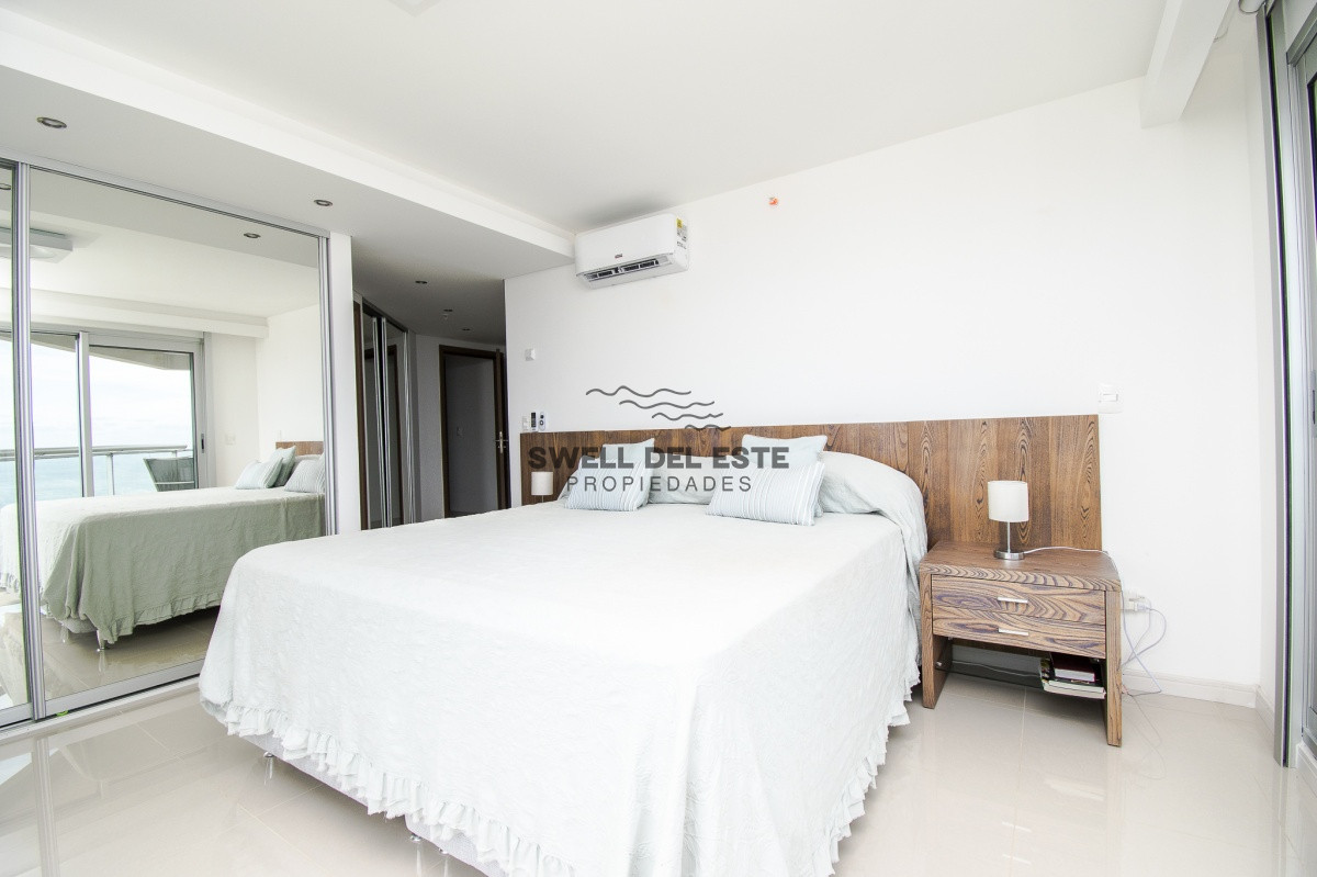 Apartamento ID.154 - Apartamento de 3 Dormitorios + Dependencia y Parrillero en Frente a Playa Brava, Punta del Este