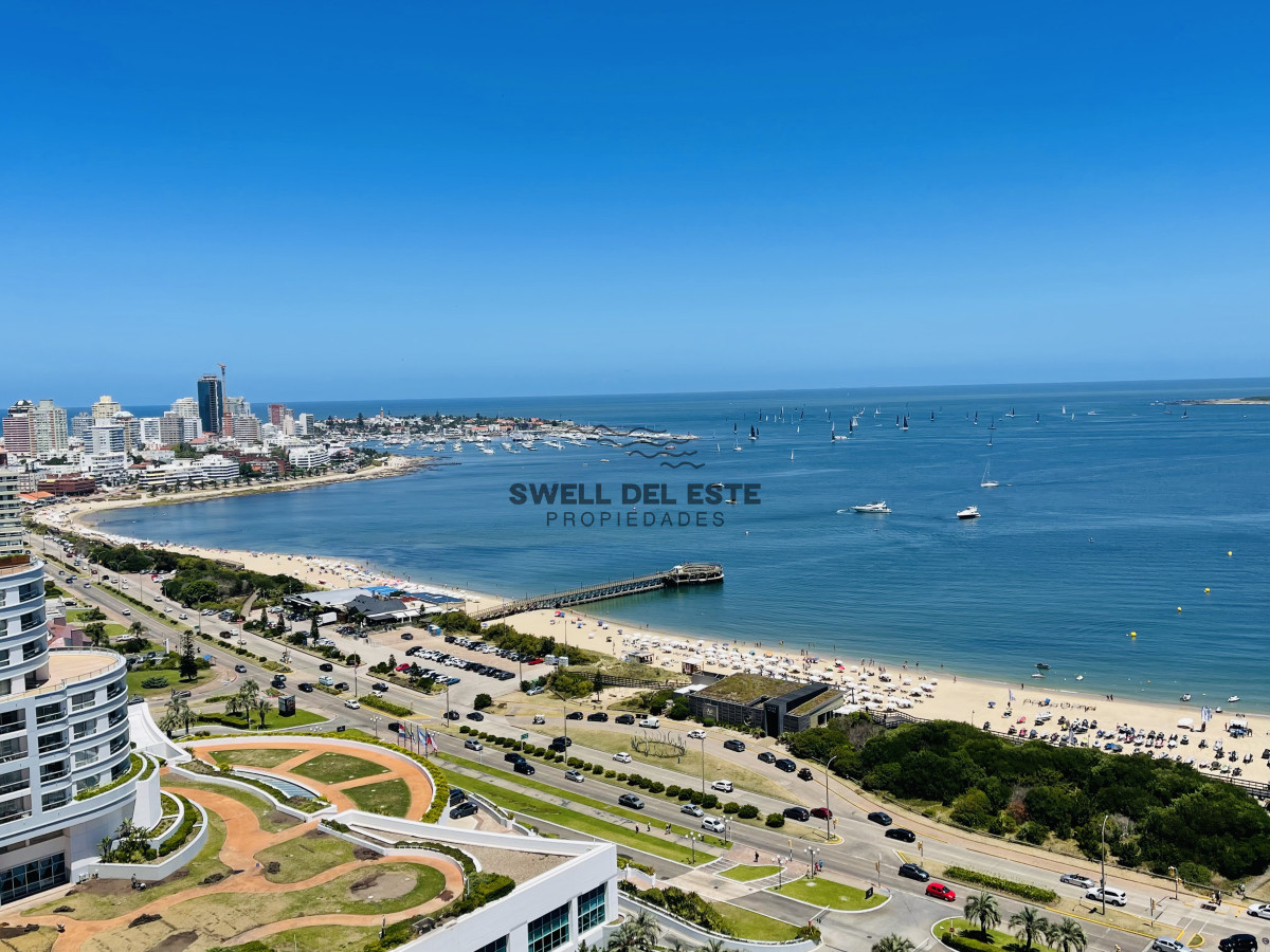 Apartamento ID.153 - Excelente Apartamento de 2 Dormitorios con Vista al Mar, Playa Mansa