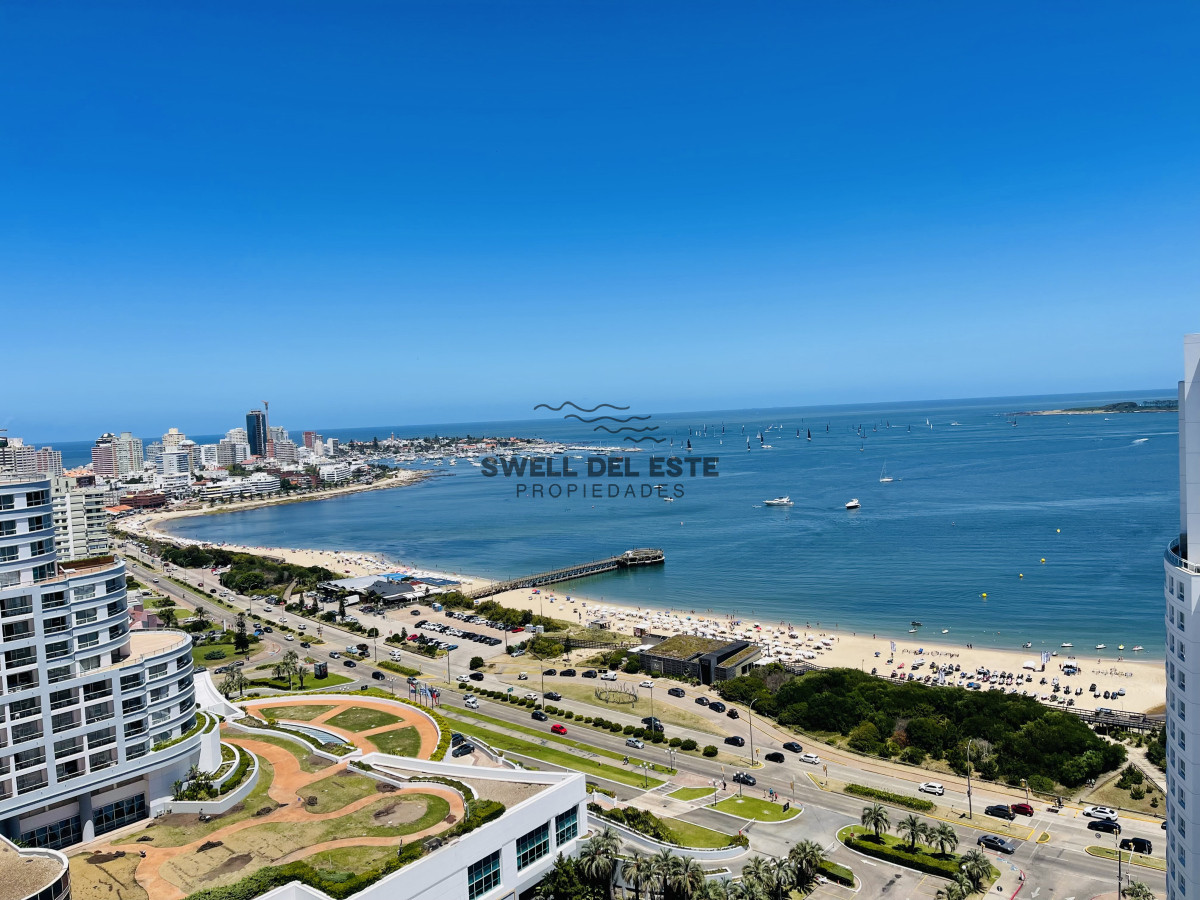 Apartamento ID.153 - Excelente Apartamento de 2 Dormitorios con Vista al Mar, Playa Mansa