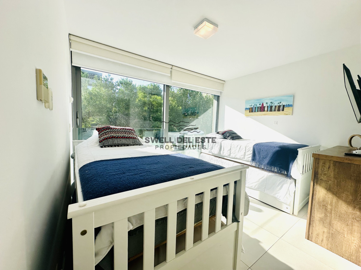 Apartamento ID.100 - Venta de Apartamento de 2 Dormitorios y Parrillero en la Loma de la Ballena en exclusivo complejo