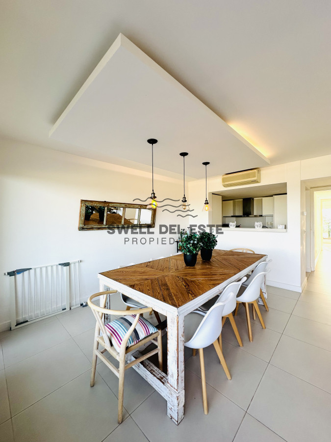 Apartamento ID.100 - Venta de Apartamento de 2 Dormitorios y Parrillero en la Loma de la Ballena en exclusivo complejo