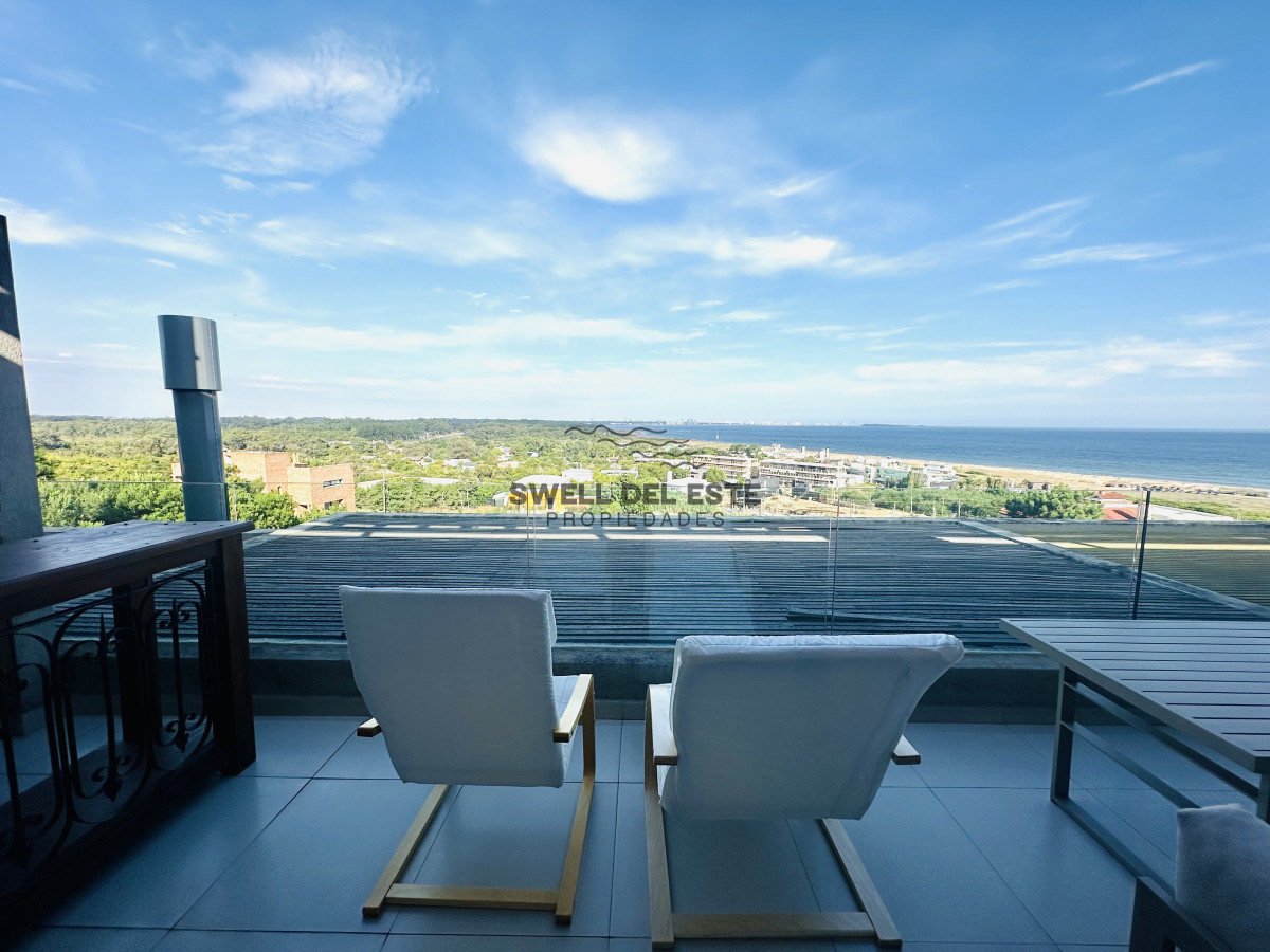 Apartamento ID.100 - Venta de Apartamento de 2 Dormitorios y Parrillero en la Loma de la Ballena en exclusivo complejo