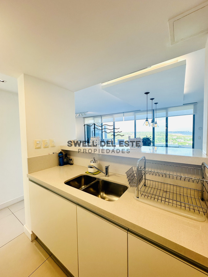 Apartamento ID.100 - Venta de Apartamento de 2 Dormitorios y Parrillero en la Loma de la Ballena en exclusivo complejo