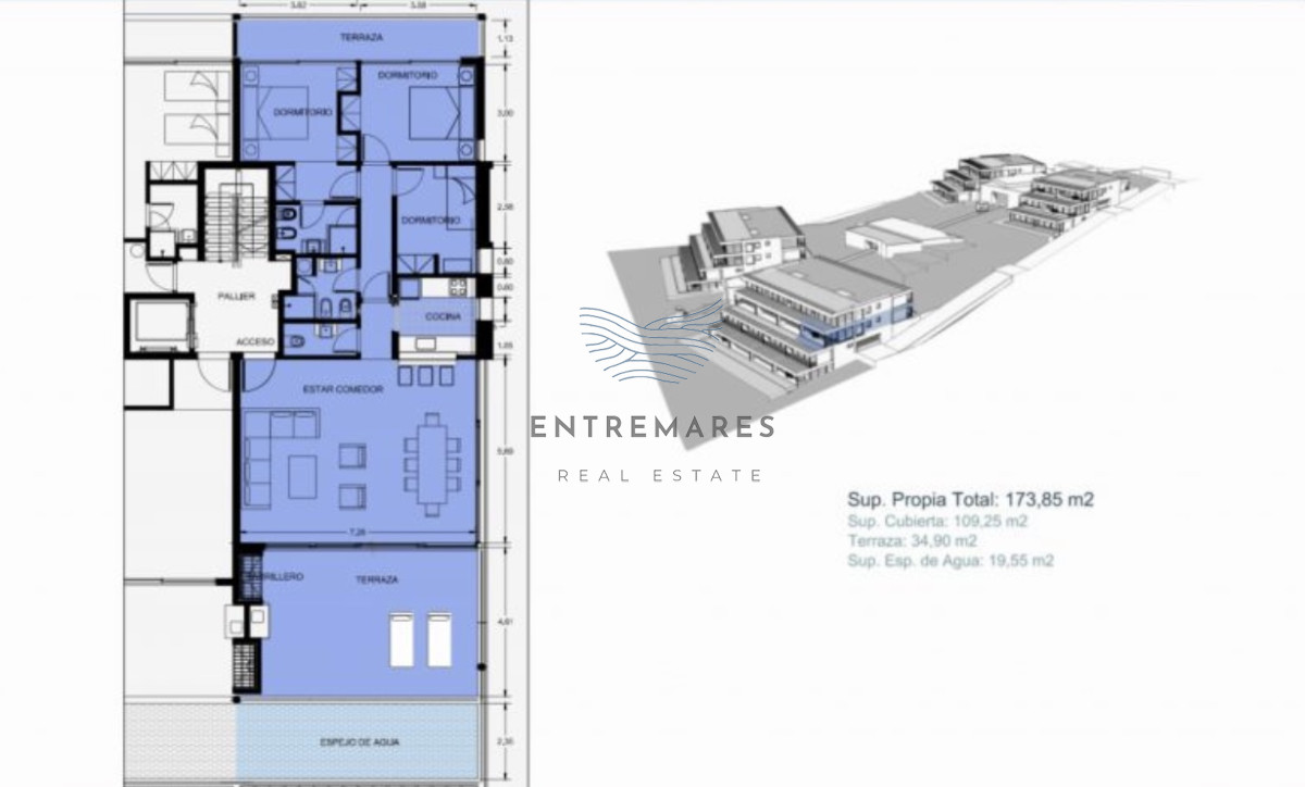 Apartamento ID.147 - Venta OPORTUNIDAD de exclusivo departamento de tres dormitorios y Parrillero en Punta Ballena