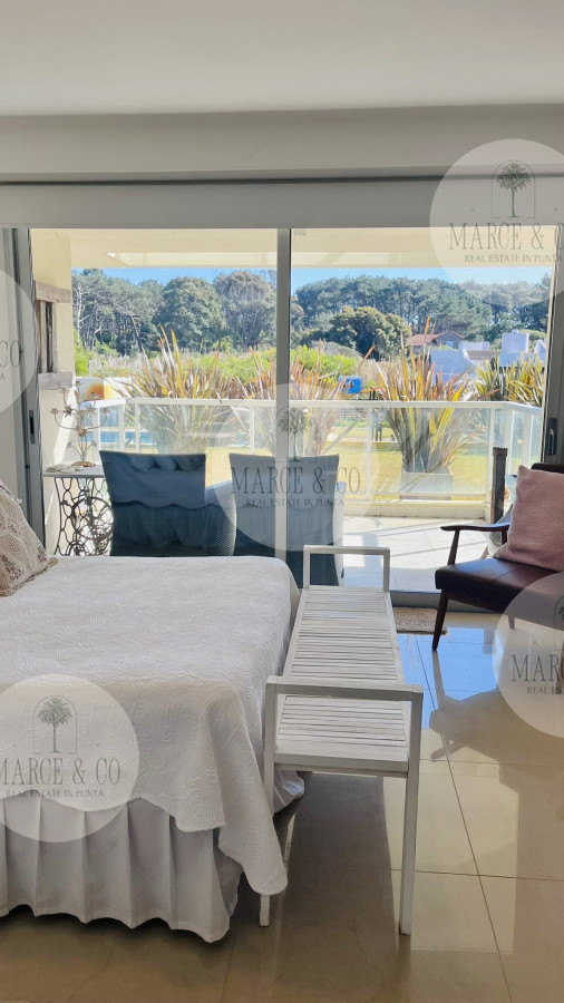 Apartamento ID.2528 - Apartamento de 3 Dormitorios en Primera Línea del Mar, Playa Brava Punta del Este