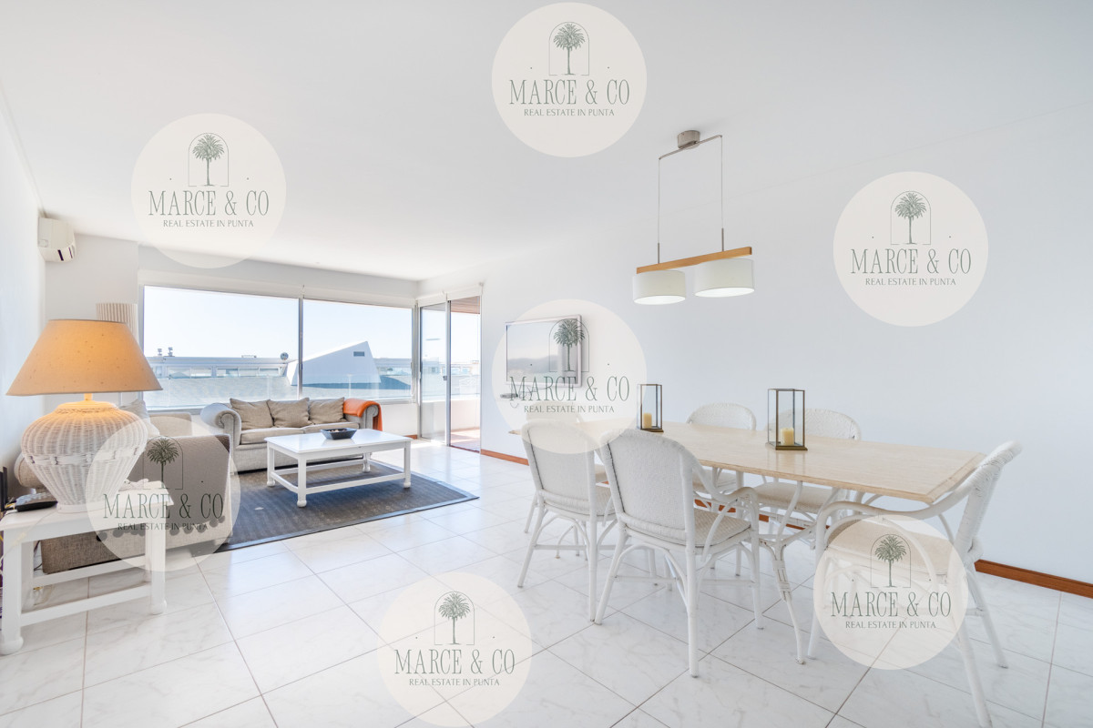 Apartamento ID.2235 - Venta y alquiler temporario de apartamento penthouse de tres dormitorios en playa Montoya