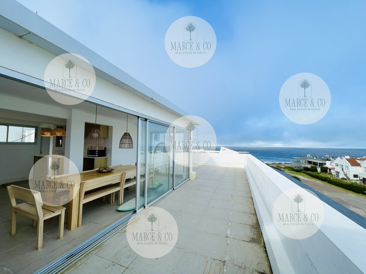 Apartamento ID.542 - Maravilloso Penthouse de 3 Dormitorios y Parrillero en Montoya, La Barra