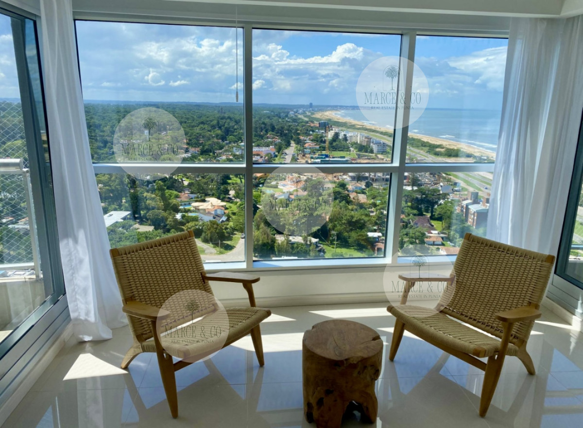 Apartamento ID.2548 - Alquiler temporal de apartamento piso alto de 2 dormitorios más servicio en playa brava 