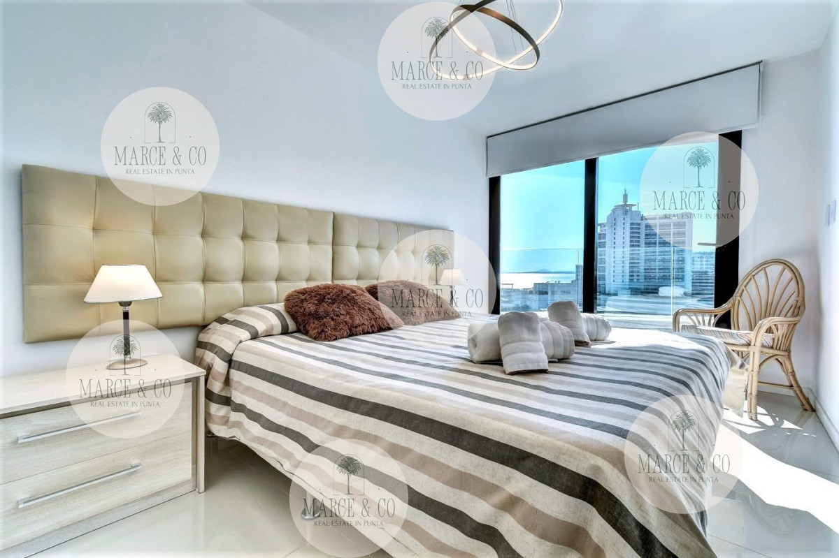 Apartamento ID.996 - Venta de apartamento de dos dormitorios con dos baños moderna Torre, Art Tower, Punta del Este