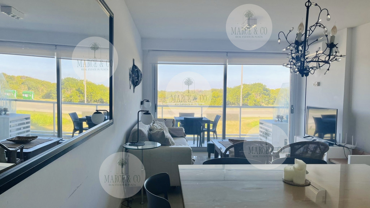 Apartamento ID.2528 - Apartamento de 3 Dormitorios en Primera Línea del Mar, Playa Brava Punta del Este