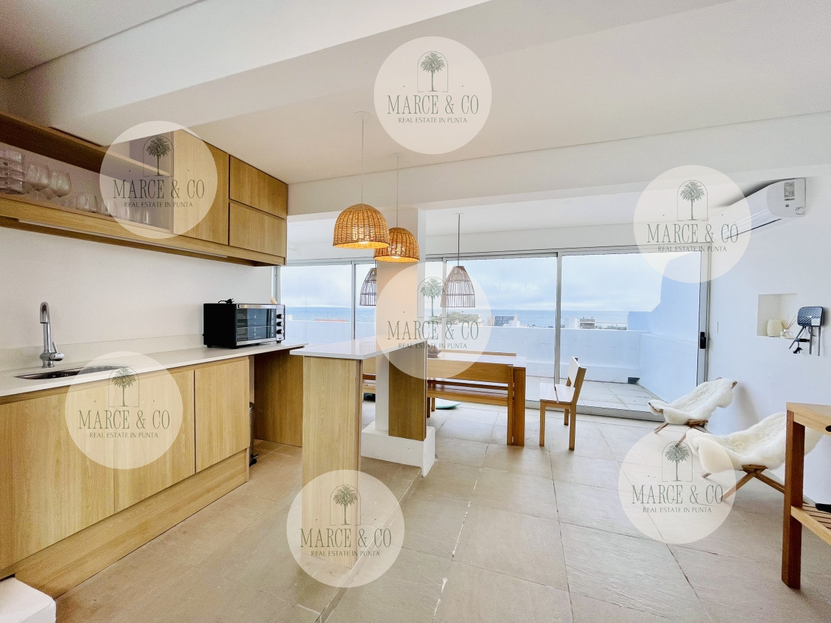 Apartamento ID.542 - Maravilloso Penthouse de 3 Dormitorios y Parrillero en Montoya, La Barra