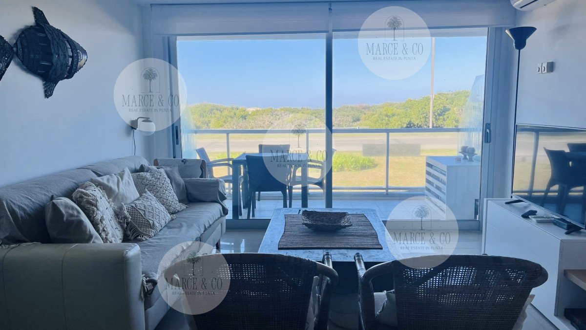 Apartamento ID.2528 - Apartamento de 3 Dormitorios en Primera Línea del Mar, Playa Brava Punta del Este