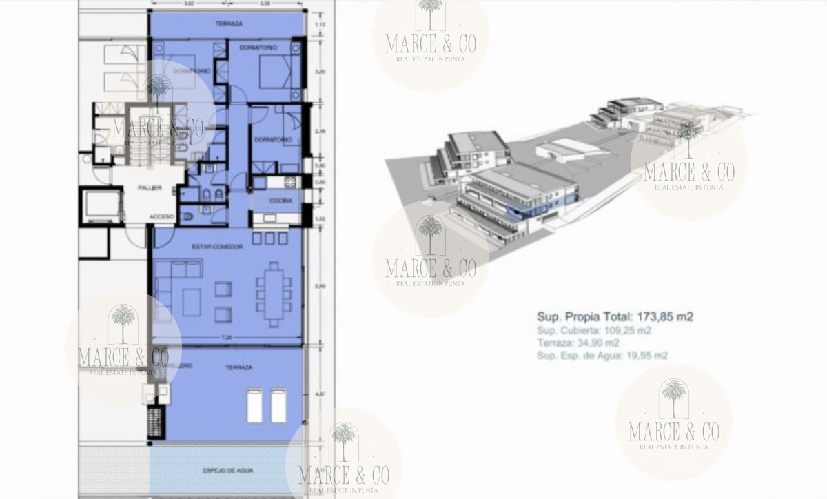 Apartamento ID.1431 - Venta OPORTUNIDAD de exclusivo departamento de tres dormitorios y Parrillero en Punta Ballena