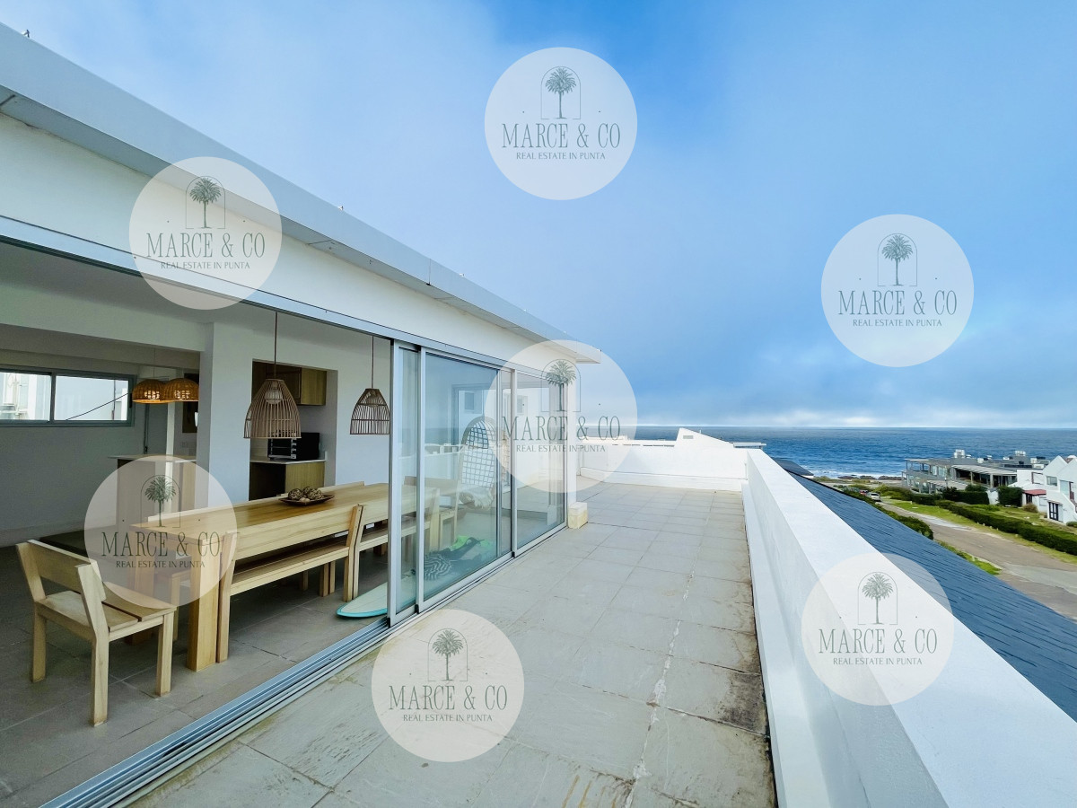 Apartamento ID.542 - Maravilloso Penthouse de 3 Dormitorios y Parrillero en Montoya, La Barra