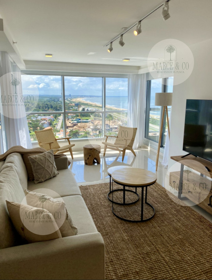 Apartamento ID.2548 - Alquiler temporal de apartamento piso alto de 2 dormitorios más servicio en playa brava 
