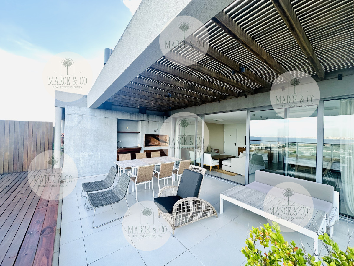 Apartamento ID.1431 - Venta OPORTUNIDAD de exclusivo departamento de tres dormitorios y Parrillero en Punta Ballena