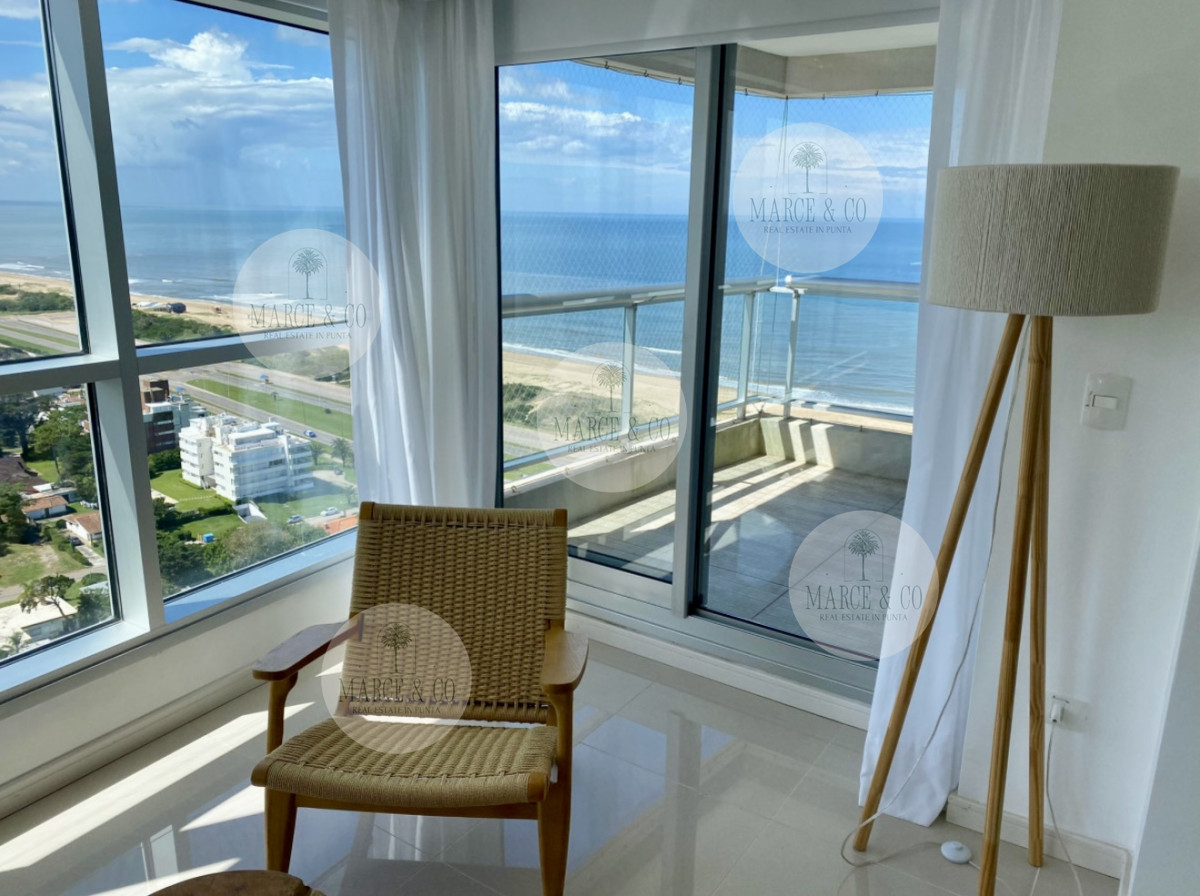 Apartamento ID.2548 - Alquiler temporal de apartamento piso alto de 2 dormitorios más servicio en playa brava 