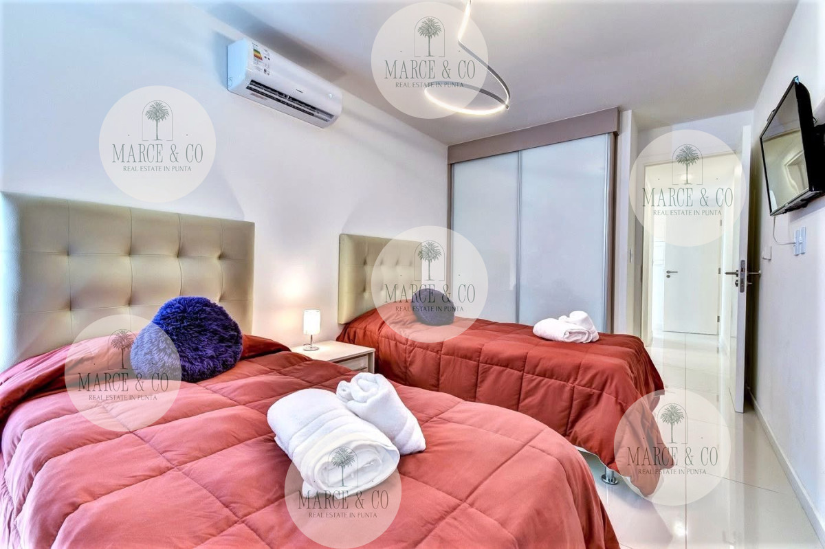 Apartamento ID.996 - Venta de apartamento de dos dormitorios con dos baños moderna Torre, Art Tower, Punta del Este
