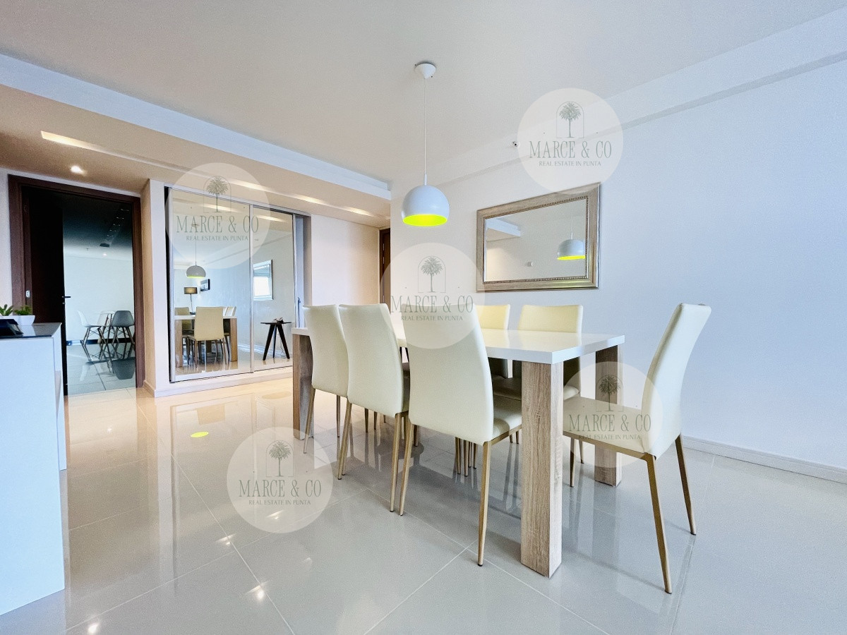Apartamento ID.2430 - Apartamento de 2 Dormitorios y Parrillero con Vista al Mar en Playa Brava, Look Tower