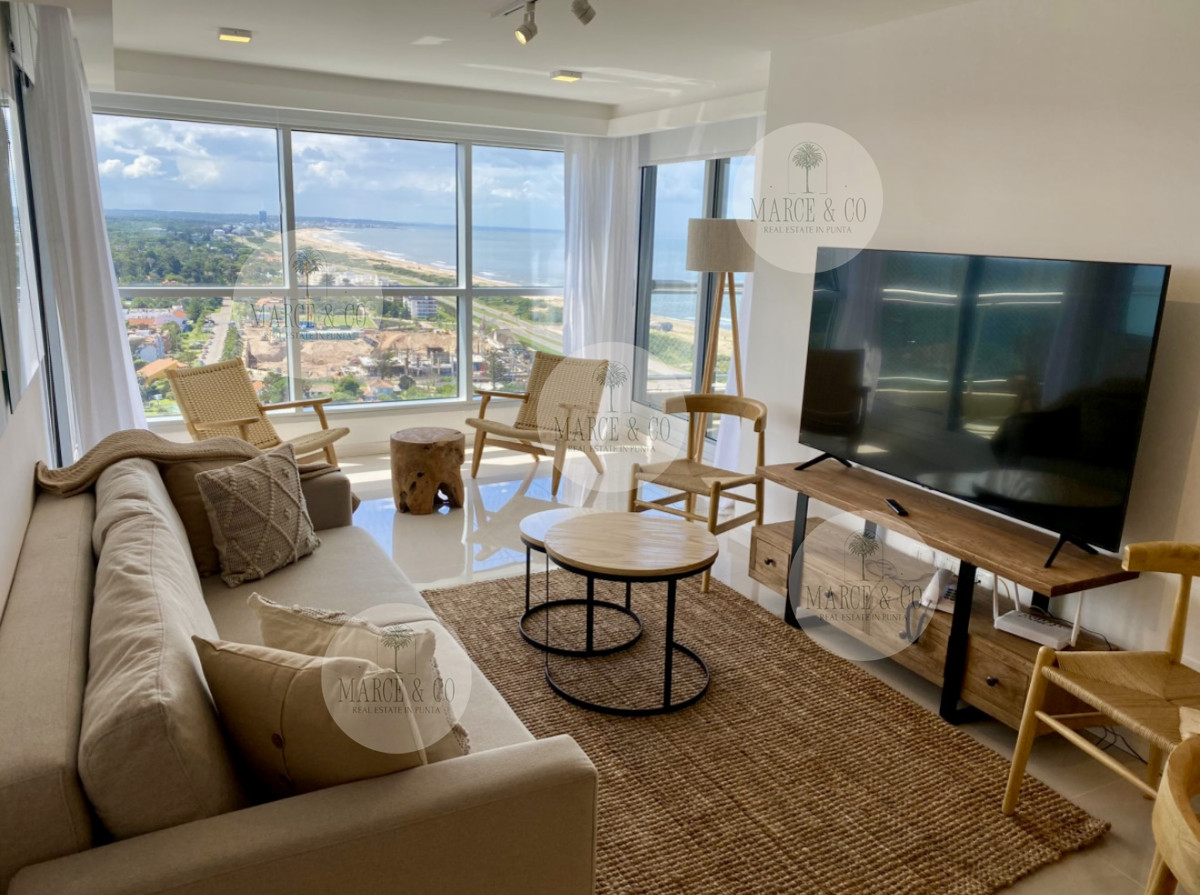 Apartamento ID.2548 - Alquiler temporal de apartamento piso alto de 2 dormitorios más servicio en playa brava 