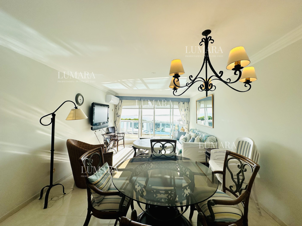 Apartamento ID.864 - Alquiler temporario de Apartamento de 2 suites sobre Playa Mansa, Primera Línea