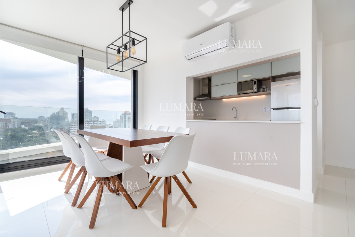 Apartamento ID.2330 - Moderno Apartamento de 3 Dormitorios en Suite, zona Hotel Enjoy, Punta del Este