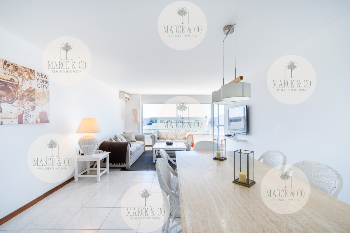 Apartamento ID.2235 - Venta y alquiler temporario de apartamento penthouse de tres dormitorios en playa Montoya