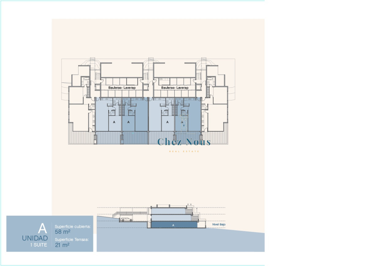 Apartamento ID.1104 - Venta y alquiler de apartamento de dos dormitorios con parrillero de uso exclusivo en Punta Ballena