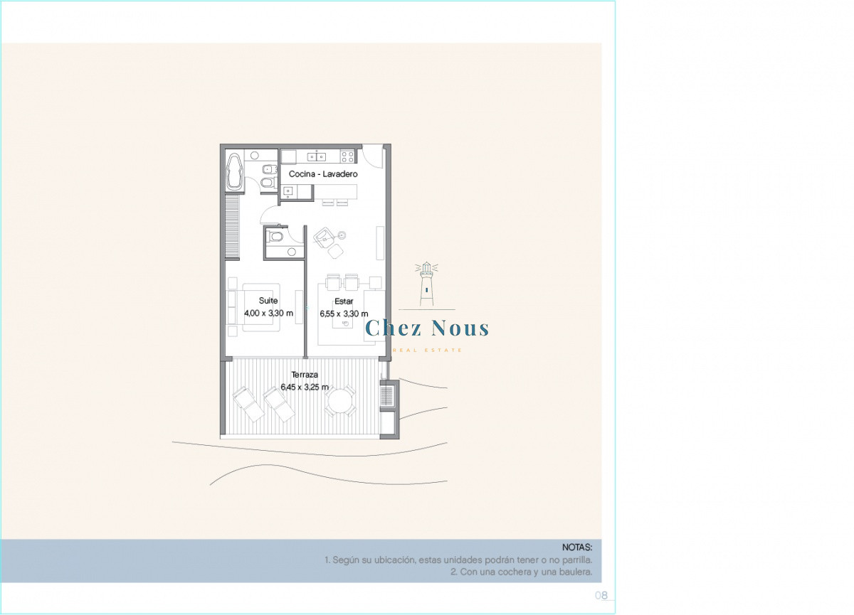 Apartamento ID.1104 - Venta y alquiler de apartamento de dos dormitorios con parrillero de uso exclusivo en Punta Ballena