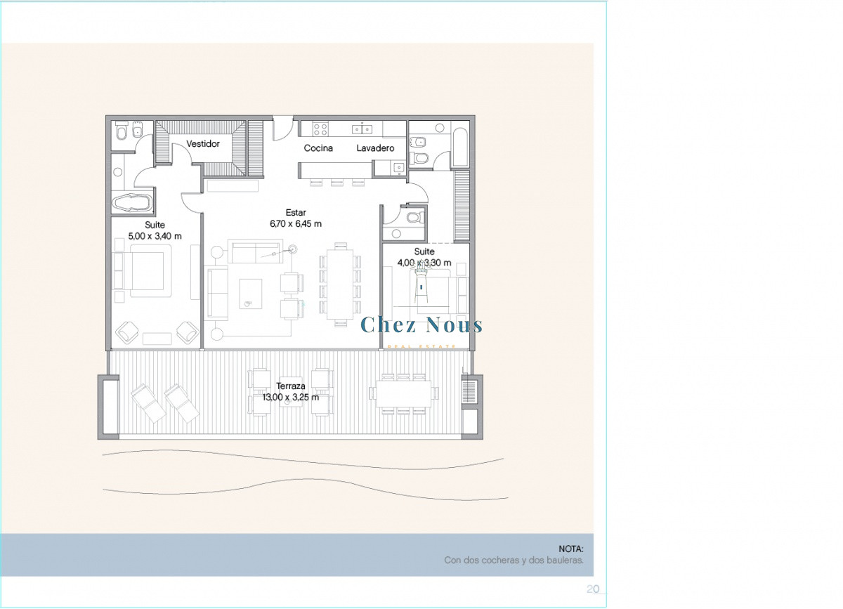 Apartamento ID.1104 - Venta y alquiler de apartamento de dos dormitorios con parrillero de uso exclusivo en Punta Ballena