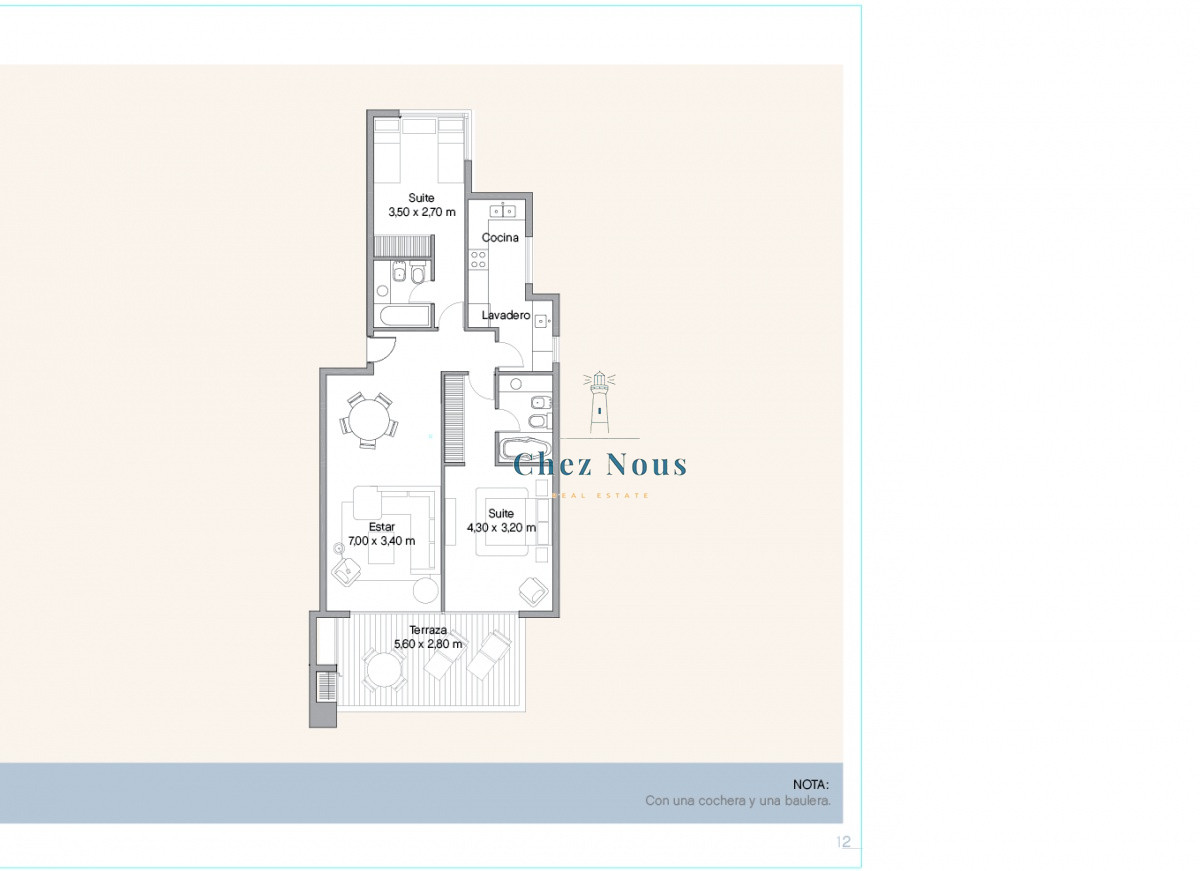 Apartamento ID.1104 - Venta y alquiler de apartamento de dos dormitorios con parrillero de uso exclusivo en Punta Ballena