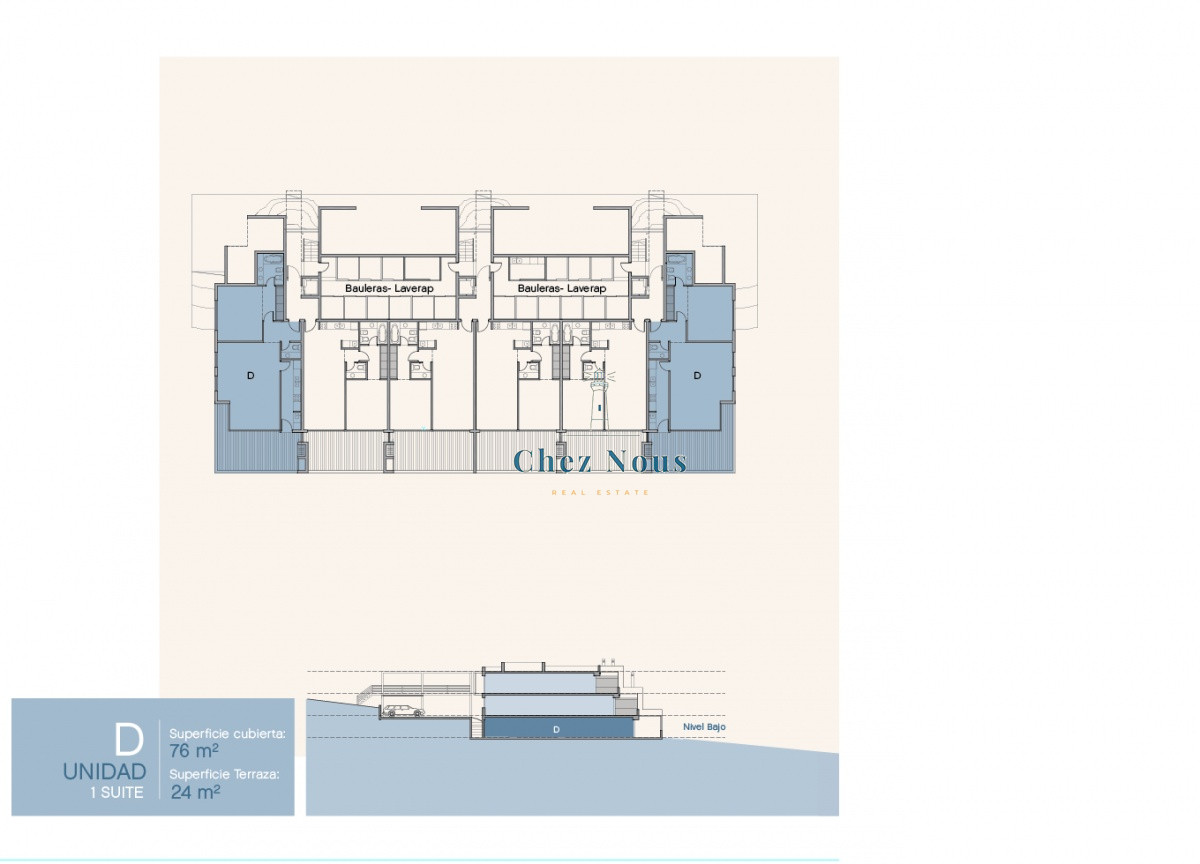 Apartamento ID.1104 - Venta y alquiler de apartamento de dos dormitorios con parrillero de uso exclusivo en Punta Ballena