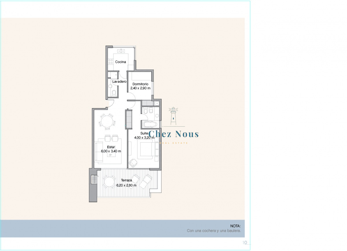 Apartamento ID.1104 - Venta y alquiler de apartamento de dos dormitorios con parrillero de uso exclusivo en Punta Ballena