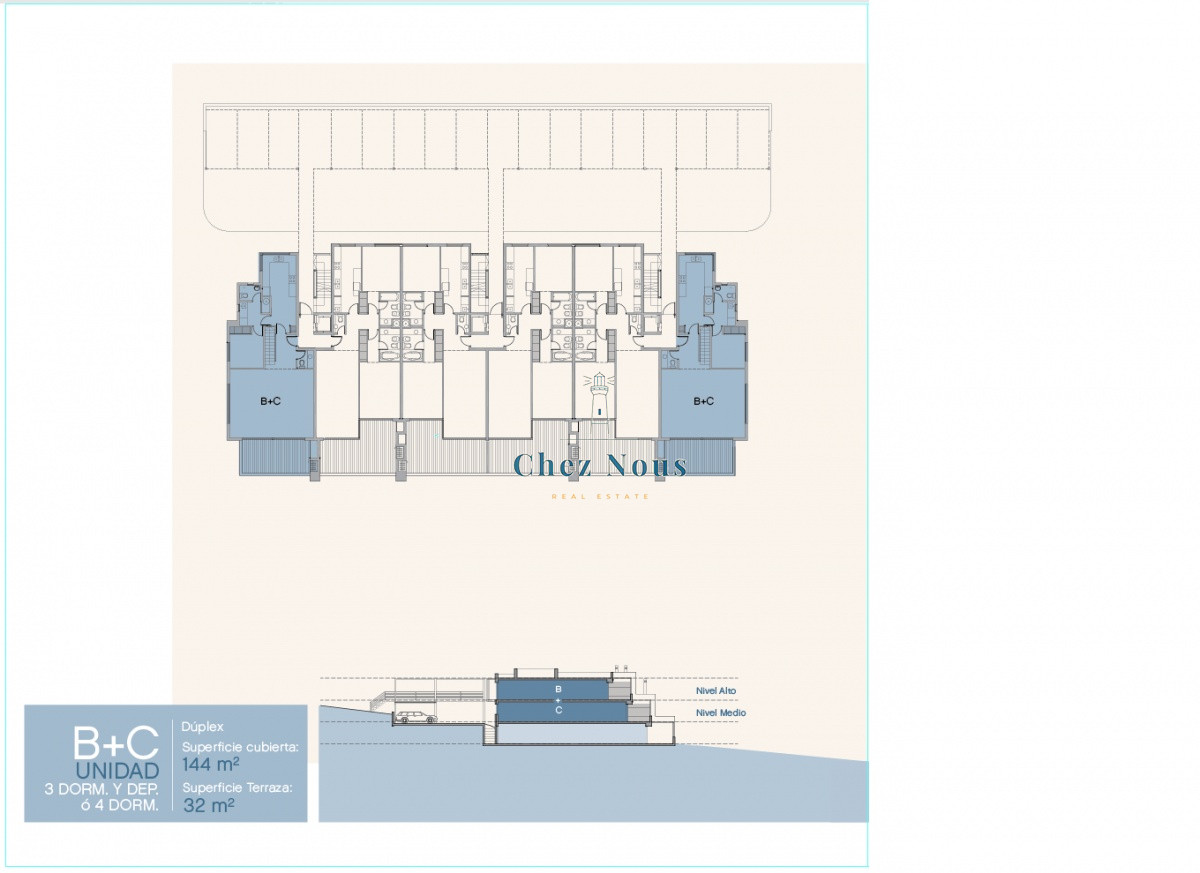 Apartamento ID.1104 - Venta y alquiler de apartamento de dos dormitorios con parrillero de uso exclusivo en Punta Ballena