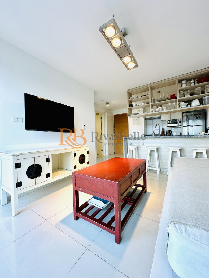 Apartamento ID.26 - Venta de Moderno Apartamento en zona Roosevelt de 1 Dormitorio, torre con servicios, Punta del Este
