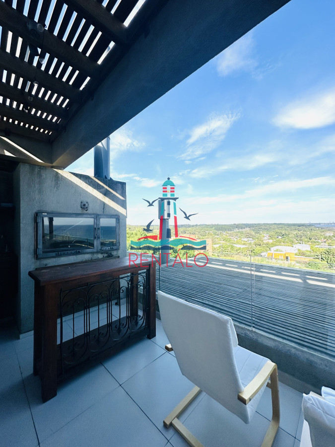 Apartamento ID.569 - Venta de Apartamento de 2 Dormitorios y Parrillero en la Loma de la Ballena en exclusivo complejo