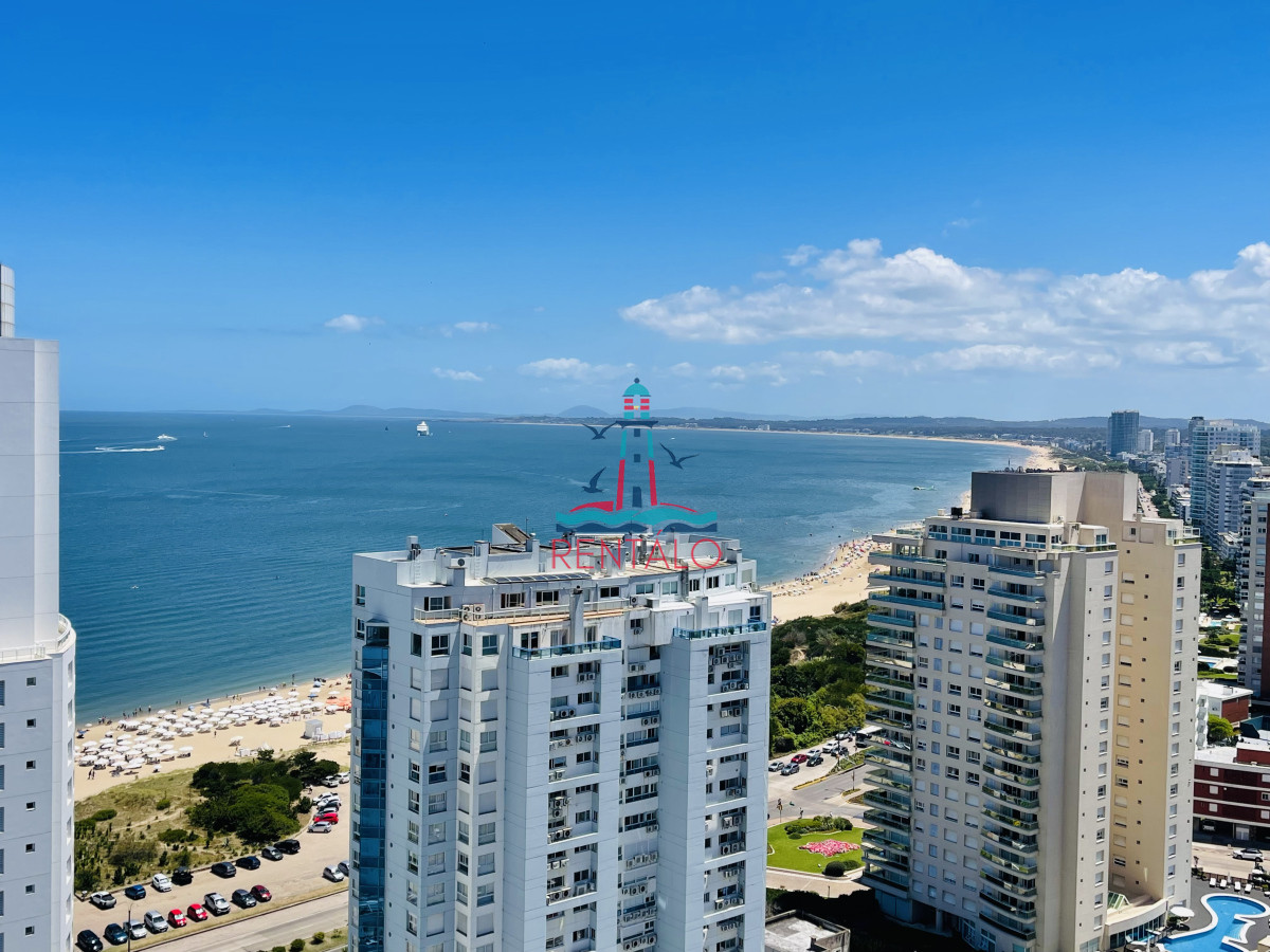Apartamento ID.562 - Apartamento en alquiler en punta del este de 2 Dormitorios con Vista al Mar, Playa Mansa