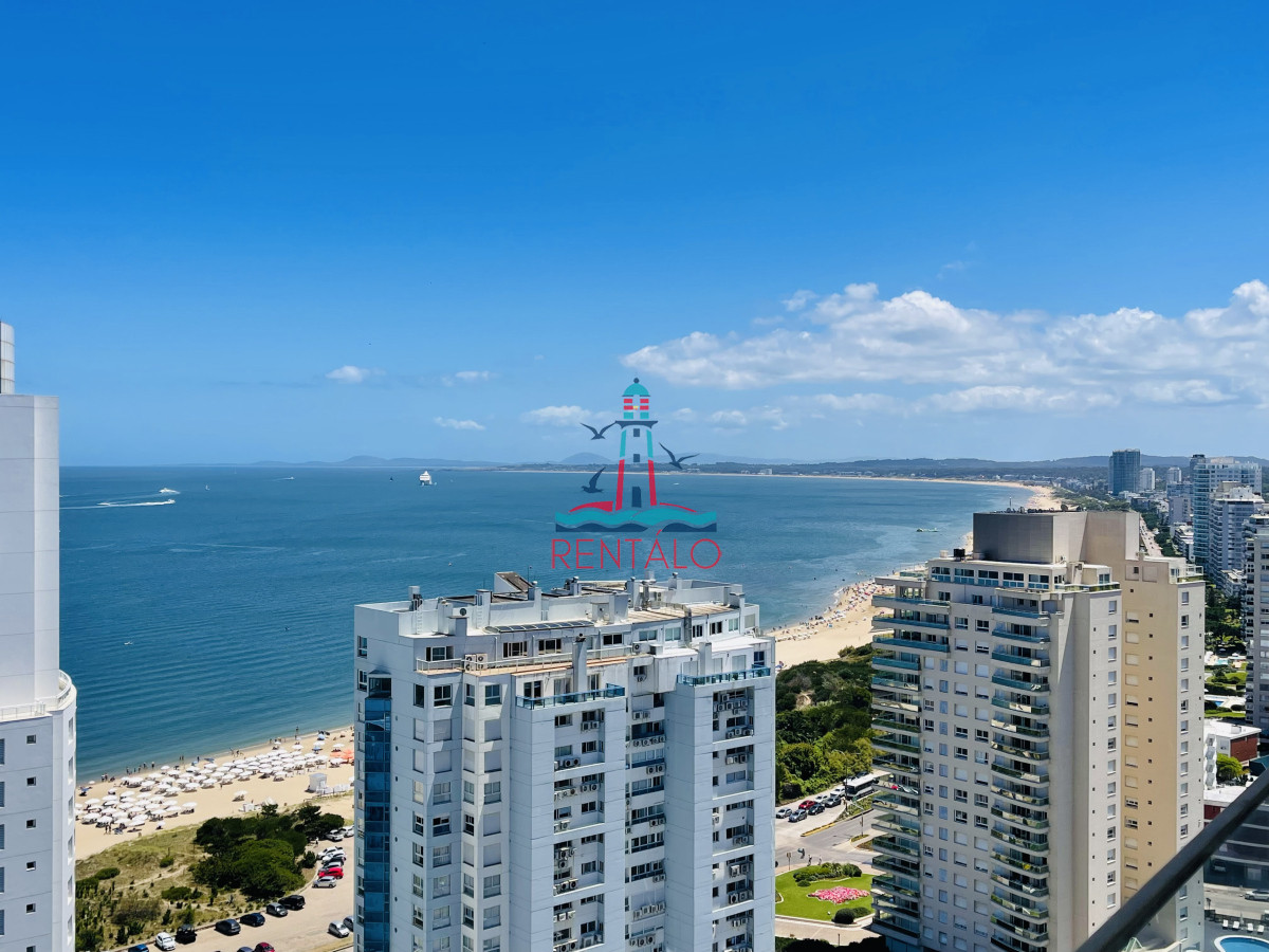 Apartamento ID.562 - Apartamento en alquiler en punta del este de 2 Dormitorios con Vista al Mar, Playa Mansa