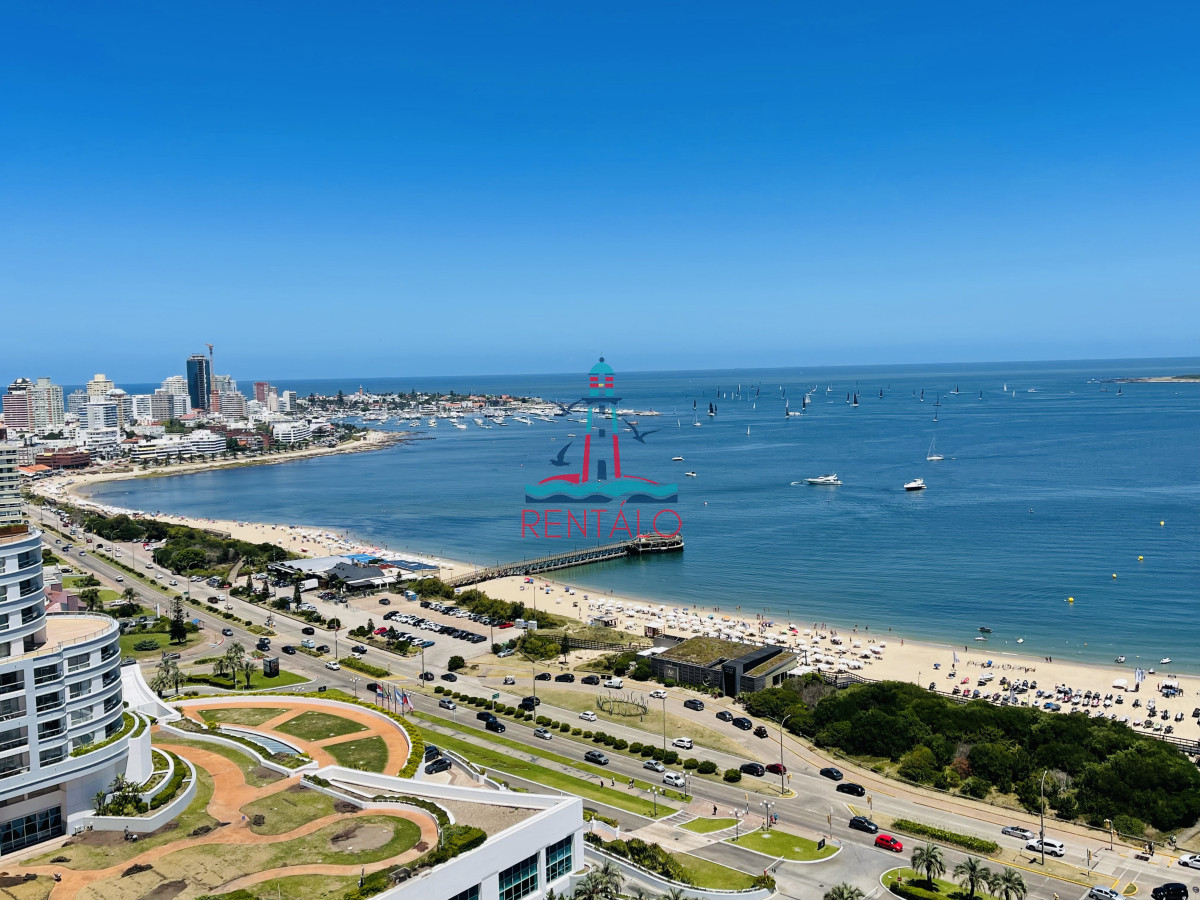 Apartamento ID.562 - Apartamento en alquiler en punta del este de 2 Dormitorios con Vista al Mar, Playa Mansa