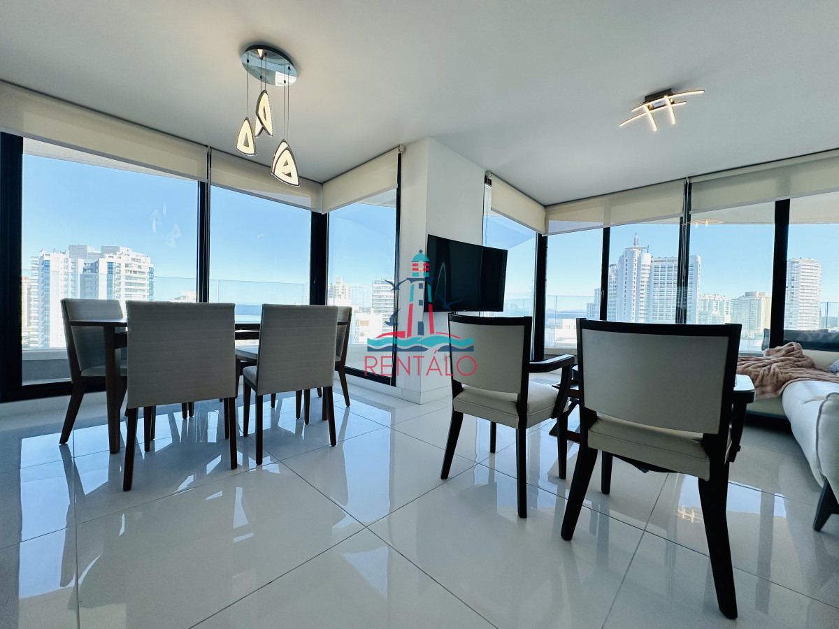 Apartamento ID.293 - Apartamento de 3 Dormitorios en Punta del Este, zona Hotel Enjoy, Punta del Este