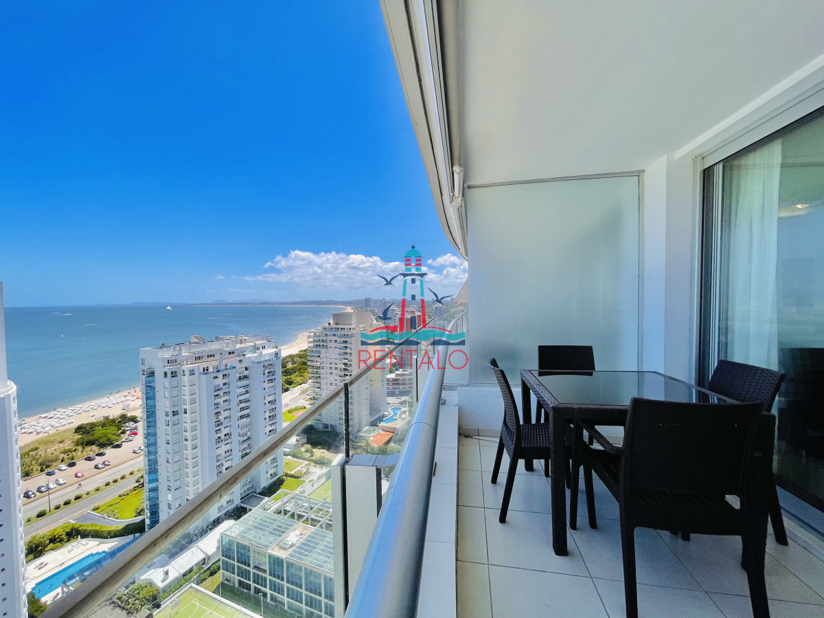 Apartamento ID.562 - Apartamento en alquiler en punta del este de 2 Dormitorios con Vista al Mar, Playa Mansa