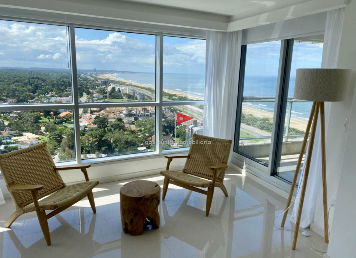 Apartamento ID.167 - Alquiler temporal de apartamento piso alto de 2 dormitorios más servicio en playa brava 