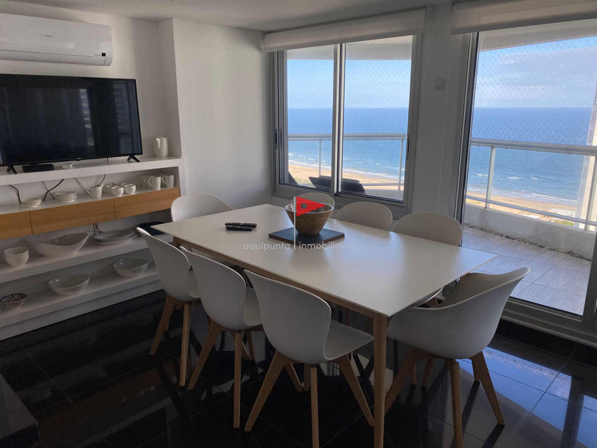 Apartamento ID.164 - Venta de gran apartamento de 3 dormitorios con parrillero propio en Playa Brava, Punta del Este