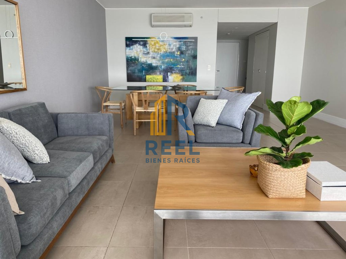 Apartamento ID.59 - Le Parc, Alquiler Temporal 2 dormitorios Primera linea Playa Brava. Punta del Este 