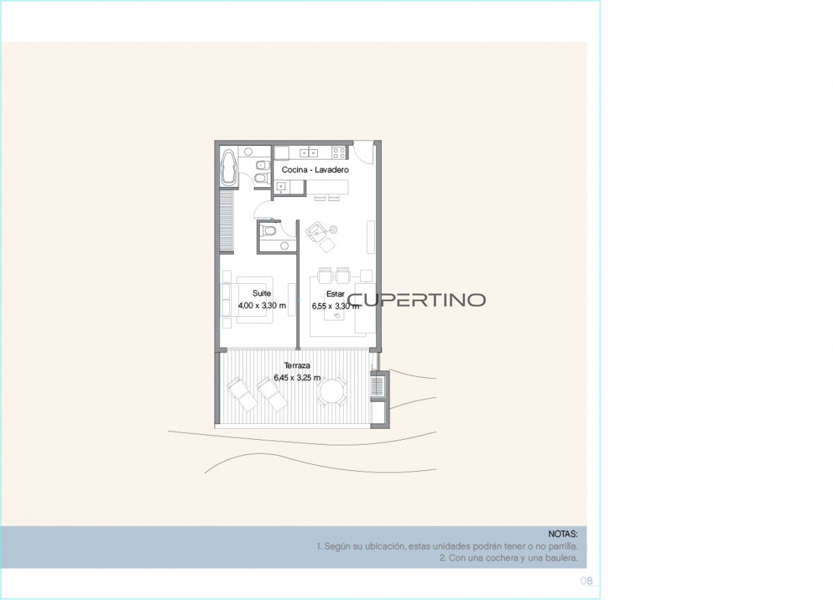 Venta y alquiler de apartamento de dos dormitorios con parrillero de uso exclusivo en Punta Ballena — foto 37