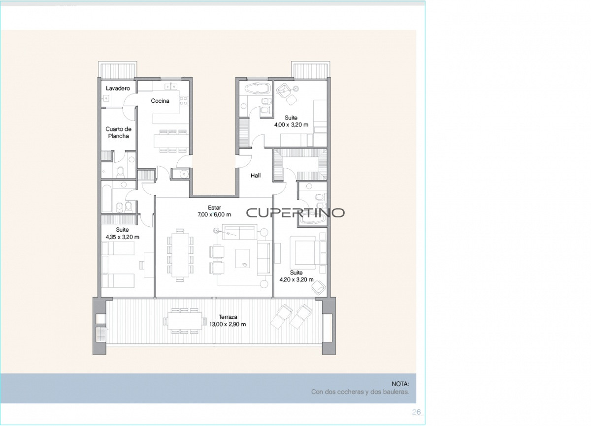 Venta y alquiler de apartamento de dos dormitorios con parrillero de uso exclusivo en Punta Ballena — foto 54