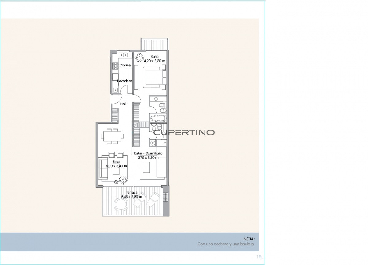Venta y alquiler de apartamento de dos dormitorios con parrillero de uso exclusivo en Punta Ballena — foto 52