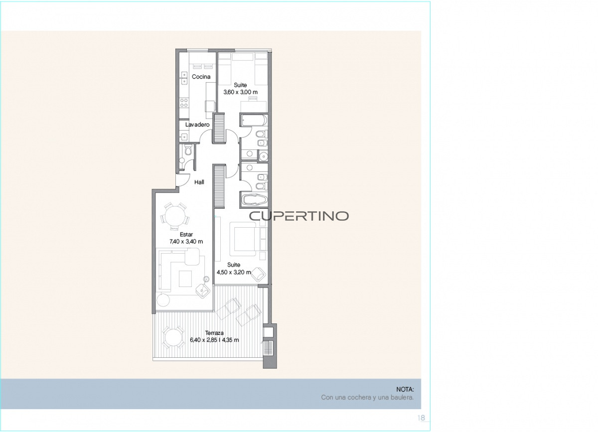 Venta y alquiler de apartamento de dos dormitorios con parrillero de uso exclusivo en Punta Ballena — foto 56